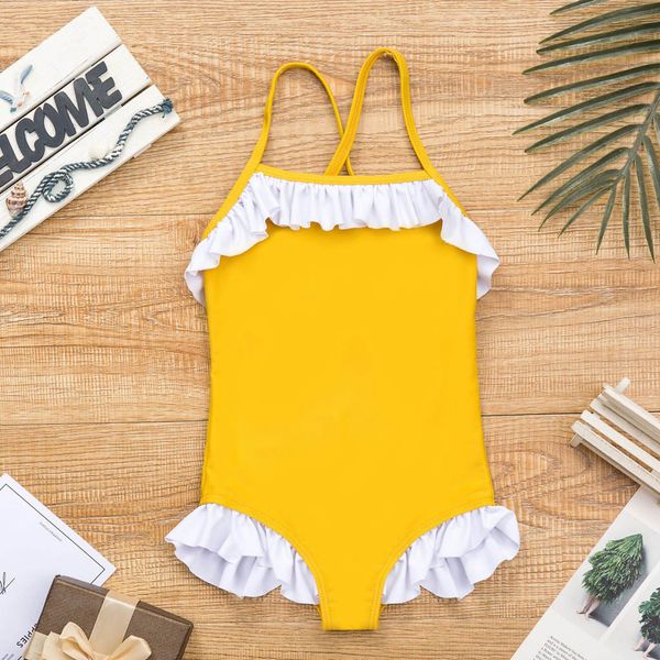 kids girl lace swinsute baby girls bathing bikini one-piece swimwear swimsuit beachwear bbaby kids solid color swimming clothing, White
kids girl lace swinsute baby girls bathing bikini one-piece swimwear swimsuit beachwear bbaby kids solid color swimming clothing, White