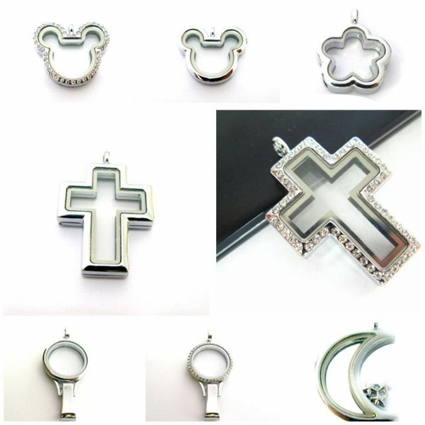 5pcs/10pcs flower cross moon floating locket magnetic plain rhinestone necklace pendant fit for floating memory living charms, Silver
5pcs/10pcs flower cross moon floating locket magnetic plain rhinestone necklace pendant fit for floating memory living charms, Silver