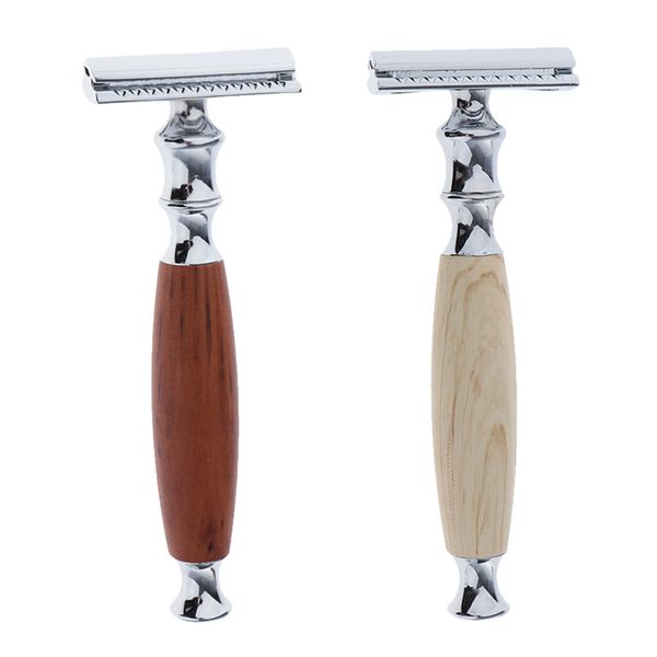 2x wood handle classic manual safety razors double edge shaver for daily shaving
2x wood handle classic manual safety razors double edge shaver for daily shaving