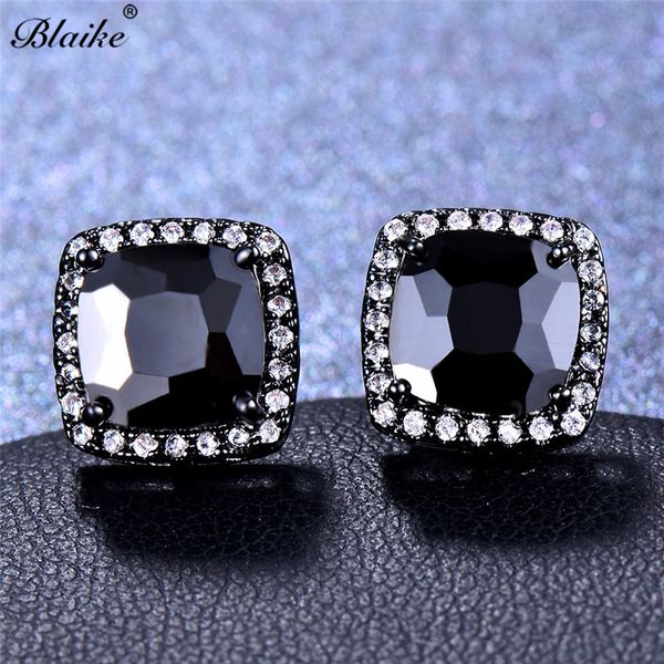 blaike unique small square black zircon stud earrings for women simple jewelry black gold color earring wedding party jewelry, Golden;silver
blaike unique small square black zircon stud earrings for women simple jewelry black gold color earring wedding party jewelry, Golden;silver