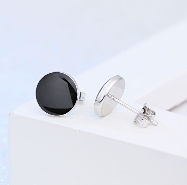 fashion exquisite 925 sterling sliver round black vinyl natural stone stud earrings geometric jewelry for women girls s-e187, Golden;silver
fashion exquisite 925 sterling sliver round black vinyl natural stone stud earrings geometric jewelry for women girls s-e187, Golden;silver