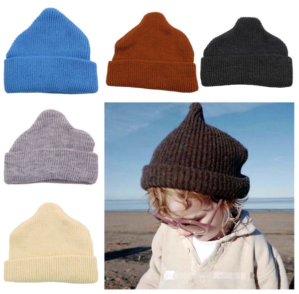 parent-child knit hat winter warm cute pointed hat baby mom solid beanie ski cap knitted caps ear protector, Yellow
parent-child knit hat winter warm cute pointed hat baby mom solid beanie ski cap knitted caps ear protector, Yellow