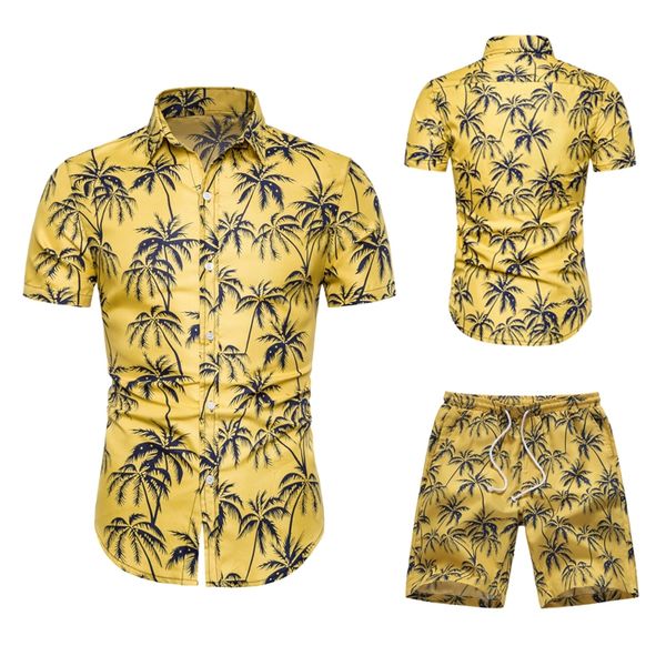 two piece set men hawaiian print short sleeve t shirt cropped shorts men's tracksuits 2019 new causal short trousers, Gray
two piece set men hawaiian print short sleeve t shirt cropped shorts men's tracksuits 2019 new causal short trousers, Gray