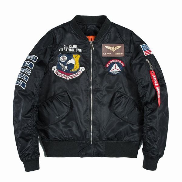 spring mens bomber jacket us ma -1 pilot jacket thin windbreaker coat for couples clothes baseball jacket streetwear size xs-3xl, Black;brown
spring mens bomber jacket us ma -1 pilot jacket thin windbreaker coat for couples clothes baseball jacket streetwear size xs-3xl, Black;brown
