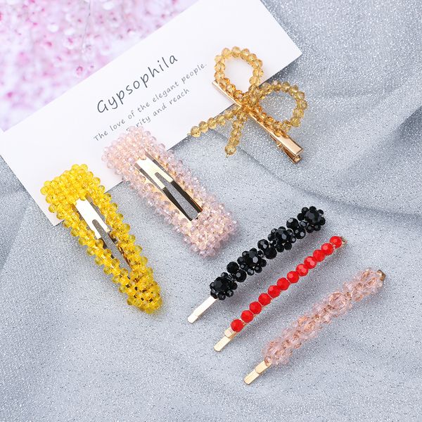 korean fashion women's girls lide snap hair clips metal barrette hairgrip crystal hairpin hair accessories, Golden;white
korean fashion women's girls lide snap hair clips metal barrette hairgrip crystal hairpin hair accessories, Golden;white