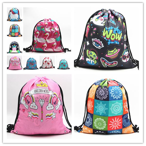 2020 kids digital unicorn print drawstring bag oxford cartoon unicorn flamingo backpacks sports travel gym bags beach storage 32*39cm d22902, Black
2020 kids digital unicorn print drawstring bag oxford cartoon unicorn flamingo backpacks sports travel gym bags beach storage 32*39cm d22902, Black