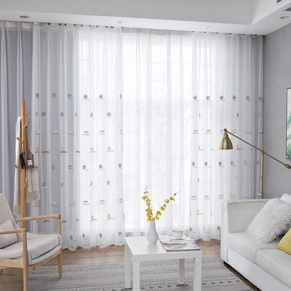transparent football embroidered children curtains boys sheer curtains for living room bedroom tulle white voile 422&40
transparent football embroidered children curtains boys sheer curtains for living room bedroom tulle white voile 422&40