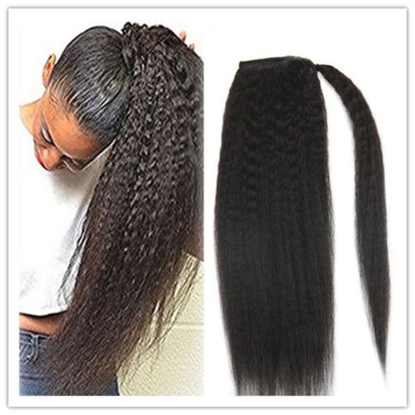 full shine italian human hair ponytail wrap around human hair coarse yaki ponytail extensions natural black kinky straight
full shine italian human hair ponytail wrap around human hair coarse yaki ponytail extensions natural black kinky straight