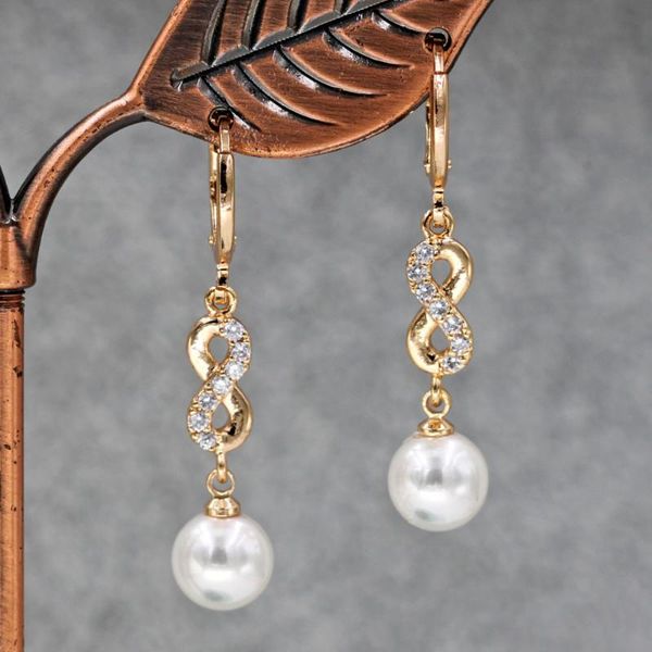 bohemian fashion pearl earrings in drop earrings for women's gold filled with zircon dangle wedding jewelry, Silver
bohemian fashion pearl earrings in drop earrings for women's gold filled with zircon dangle wedding jewelry, Silver