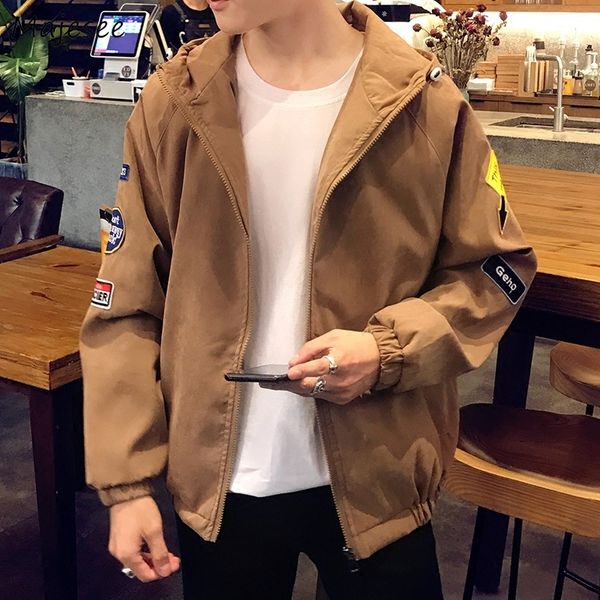 jackets men hooded thicker plus velvet zipper printed simple all-match harajuku large size coats mens ulzzang chic, Black;brown
jackets men hooded thicker plus velvet zipper printed simple all-match harajuku large size coats mens ulzzang chic, Black;brown