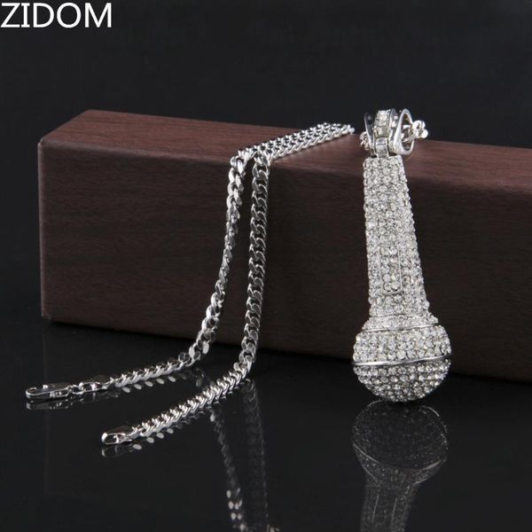 full cz iced out bling bling microphone shape pendant necklace gold color hip hop 70cm long cuban chain necklaces drop shipping, Silver
full cz iced out bling bling microphone shape pendant necklace gold color hip hop 70cm long cuban chain necklaces drop shipping, Silver