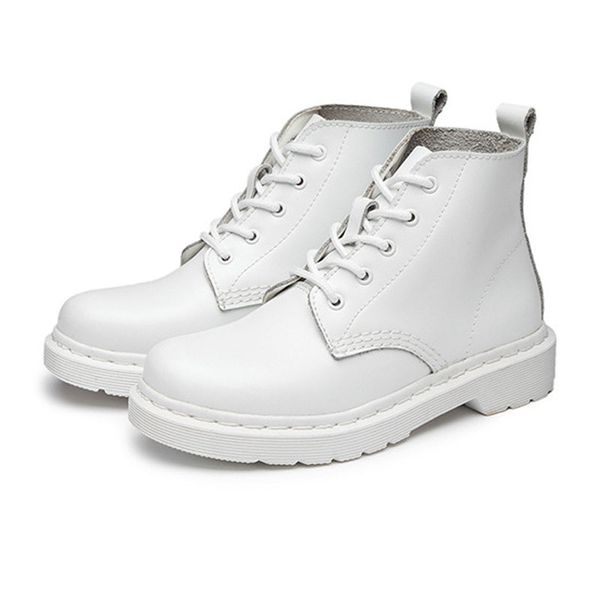genuine leather women white ankle boots motorcycle boots female autumn spring shoes woman punk motorcycle 2020, Black
genuine leather women white ankle boots motorcycle boots female autumn spring shoes woman punk motorcycle 2020, Black