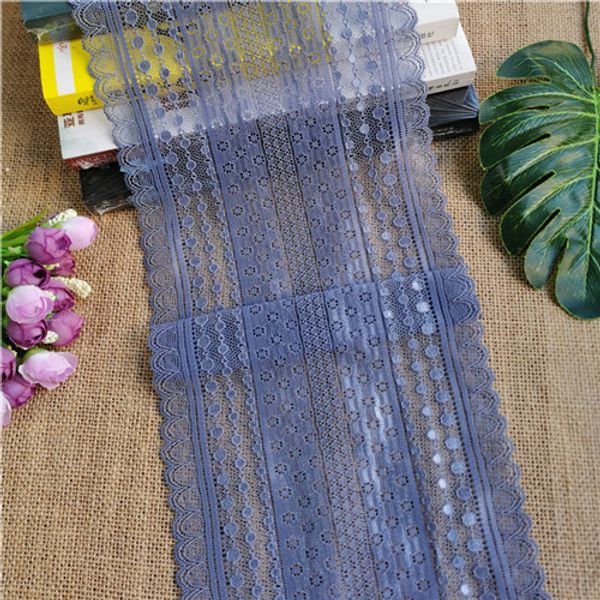 1 meters e2215 width 18cm lace ribbon wide stretch african lace ribbon used for crafts decoration wedding birthday christmas, Black;white
1 meters e2215 width 18cm lace ribbon wide stretch african lace ribbon used for crafts decoration wedding birthday christmas, Black;white