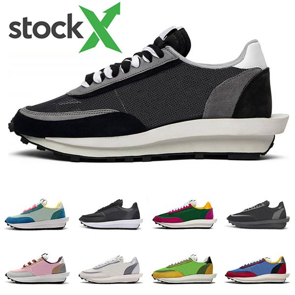 sacai ldv waffle designer casual shoes for mens women black white green pink red running shoes trainer sports sneakers size 36-45, White;red
sacai ldv waffle designer casual shoes for mens women black white green pink red running shoes trainer sports sneakers size 36-45, White;red