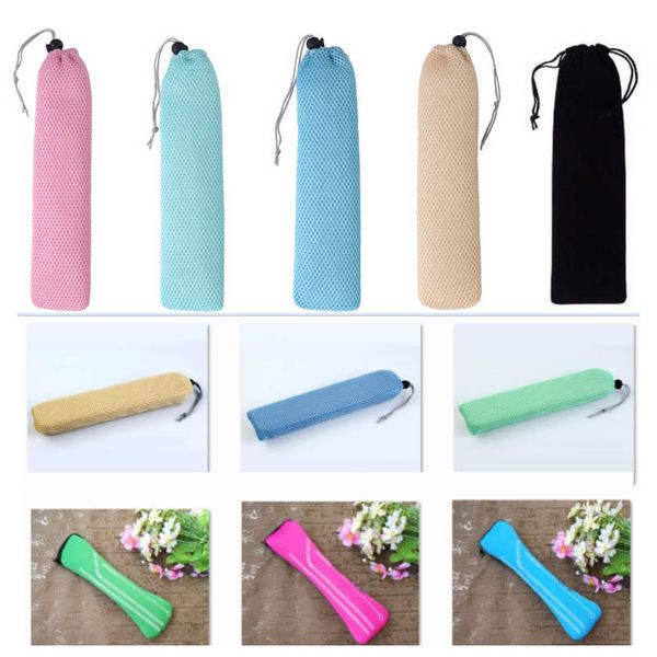 2 styles stainless steel straw bag metal reusable drinking straw bag cutlery set chopsticks spoon spoon fork knife storage bags dhl hh9-2203
2 styles stainless steel straw bag metal reusable drinking straw bag cutlery set chopsticks spoon spoon fork knife storage bags dhl hh9-2203