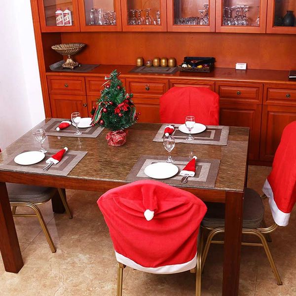 10 pcs/set christmas hat cutlery bag candy gift bags cute pocket fork cutter holder table dinner decoration lsf99
10 pcs/set christmas hat cutlery bag candy gift bags cute pocket fork cutter holder table dinner decoration lsf99