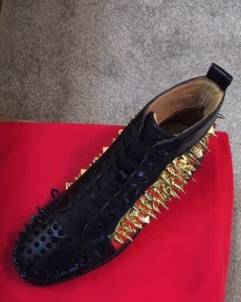 luxury design high crystal loafers studded lace up casual shoe man woman pik pik sneaker red bottom sneaker party shoes trainers, Black
luxury design high crystal loafers studded lace up casual shoe man woman pik pik sneaker red bottom sneaker party shoes trainers, Black