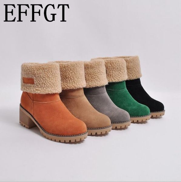 effgt women boots female winter shoes women fur warm snow boots fashion square high heels ankle black green b725
effgt women boots female winter shoes women fur warm snow boots fashion square high heels ankle black green b725