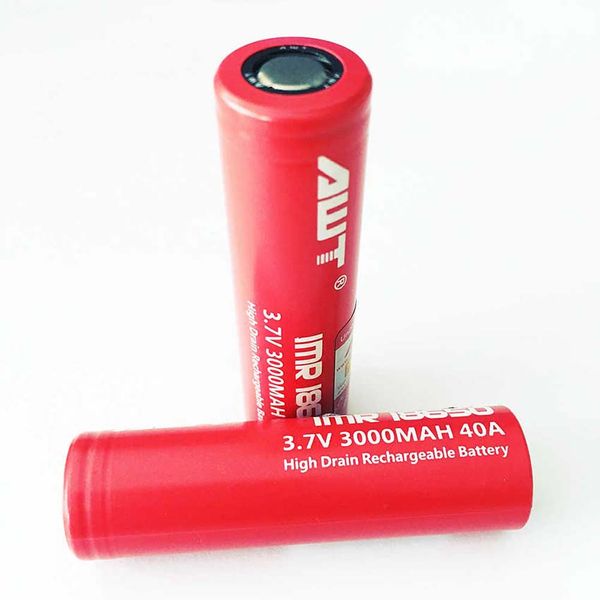 100% оригинальный AWT 18650 аккумулятор 40A 3000mAh 3.7 V литий-ионный аккумулятор 18650 для Joyetech Cuboid PRO Evic Primo HCIGAR VS VTC4 VTC6 Battery W037
100% оригинальный AWT 18650 аккумулятор 40A 3000mAh 3.7 V литий-ионный аккумулятор 18650 для Joyetech Cuboid PRO Evic Primo HCIGAR VS VTC4 VTC6 Battery W037