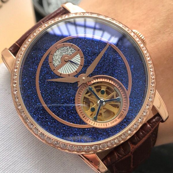 luxury mens watch automatic mechanical movement skeleton tourbillon design 316 stainless steel case imported calfskin strap 43mm 12mm a1-2, Slivery;brown
luxury mens watch automatic mechanical movement skeleton tourbillon design 316 stainless steel case imported calfskin strap 43mm 12mm a1-2, Slivery;brown