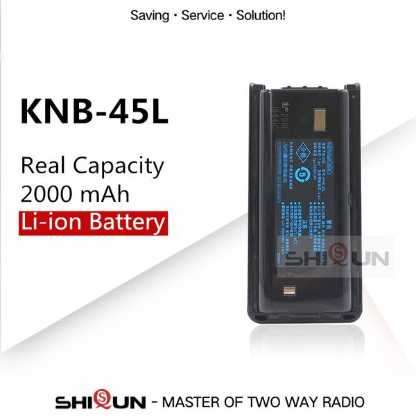 

Walkie Talkie DC 7.4V 2000mAh литий-ионная аккумуляторная батарея KNB-45L Совместим с NX-340 -2202 -2200 -2