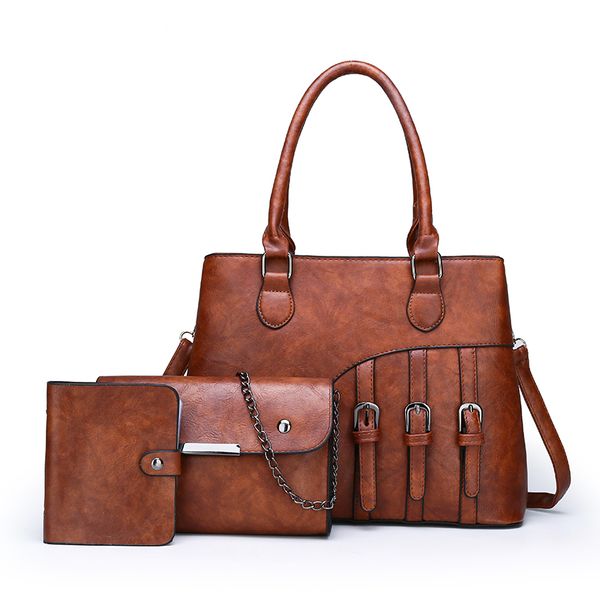 luxury women pu leather handbag large capacity shoulder bag fashion ladies 3 pieces set messenger bags designer female tote bags
luxury women pu leather handbag large capacity shoulder bag fashion ladies 3 pieces set messenger bags designer female tote bags
