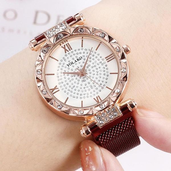 women watch fashion diamond gypsophila upscale sucker ladies quartz wristwatch round clock gift belt #w, Slivery;brown
women watch fashion diamond gypsophila upscale sucker ladies quartz wristwatch round clock gift belt #w, Slivery;brown