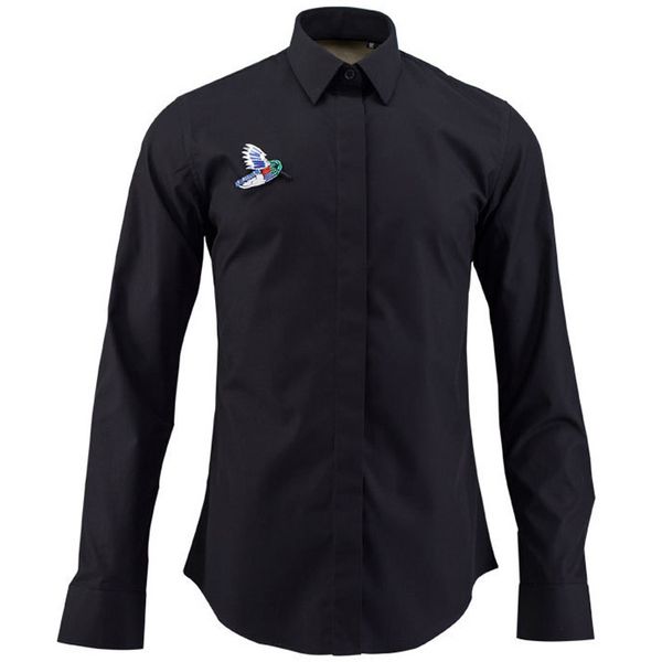 men's casual shirts shirt luxury beaded birds long sleeve mens dress fashion slim fit men plus size 4xl man, White;black
men's casual shirts shirt luxury beaded birds long sleeve mens dress fashion slim fit men plus size 4xl man, White;black