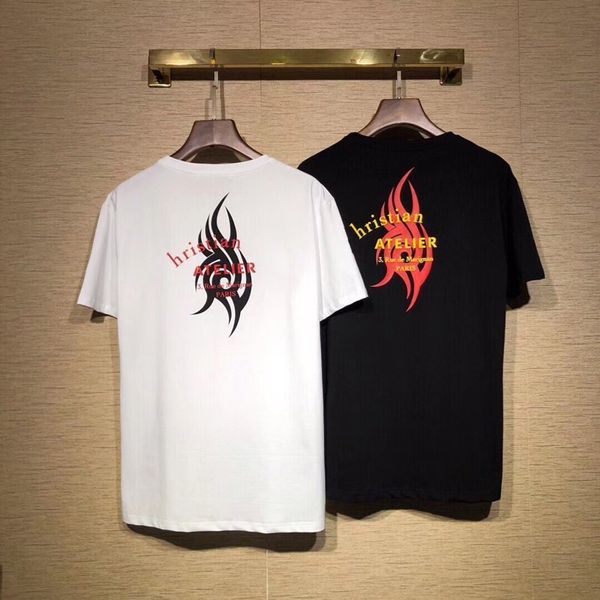 19ss hristian atelier flame tee fashion breathable letter printed men women t-shirt casual loose streetwear hip-hop t-shirt, White;black
19ss hristian atelier flame tee fashion breathable letter printed men women t-shirt casual loose streetwear hip-hop t-shirt, White;black