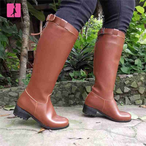 famso 2019 new shoes women boots round toe buckle platforms size 34-43 black brown thick heels waterproof knee high boots shoes
famso 2019 new shoes women boots round toe buckle platforms size 34-43 black brown thick heels waterproof knee high boots shoes