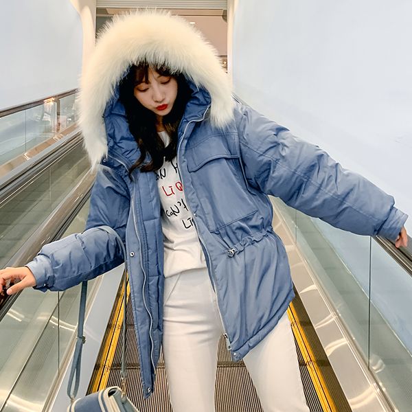 2019 winter female jacket long cotton women big coat hooded slim fit outwear parkas, Black
2019 winter female jacket long cotton women big coat hooded slim fit outwear parkas, Black