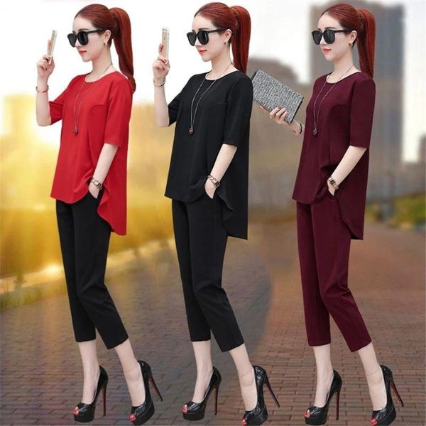 2019 women sets casual + pant plus size suits clothing summer large size ladies two piece sets 3xl 4xl, White
2019 women sets casual + pant plus size suits clothing summer large size ladies two piece sets 3xl 4xl, White