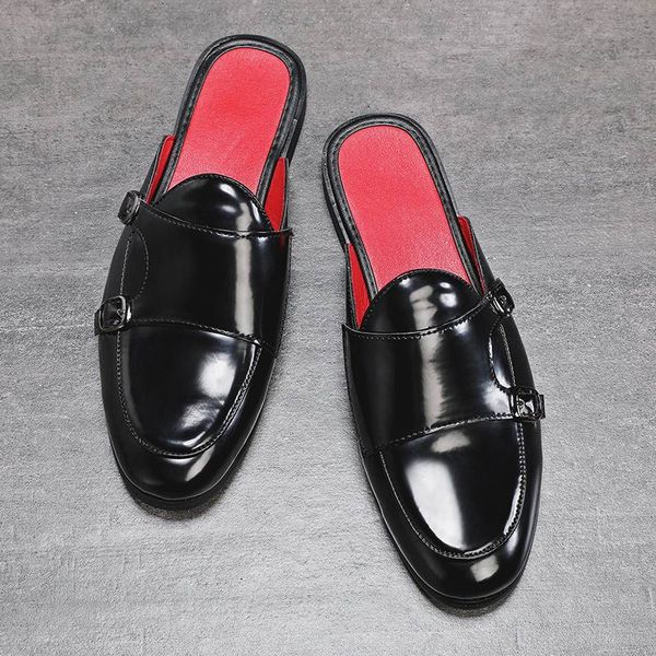 errfc summer new mens slippers luxury double buckle snake pattern shiny black babouche shoes man fashion slids plus size 38-48
errfc summer new mens slippers luxury double buckle snake pattern shiny black babouche shoes man fashion slids plus size 38-48