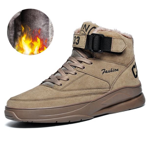 winter plus velvet cold shoes thick cotton shoes wild non-slip casual sports outdoor indestructible snow boots breathable, Black
winter plus velvet cold shoes thick cotton shoes wild non-slip casual sports outdoor indestructible snow boots breathable, Black