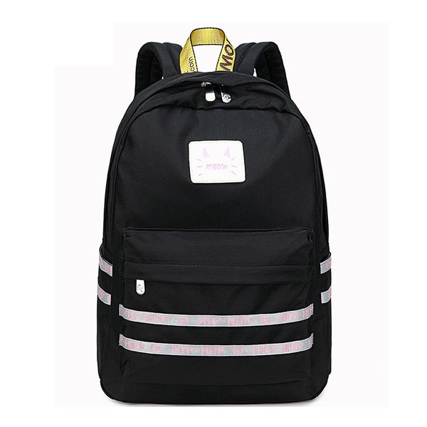women backpack 15 in laprucksack large capacity school bags striped print bookbag for junior /high school students moclila
