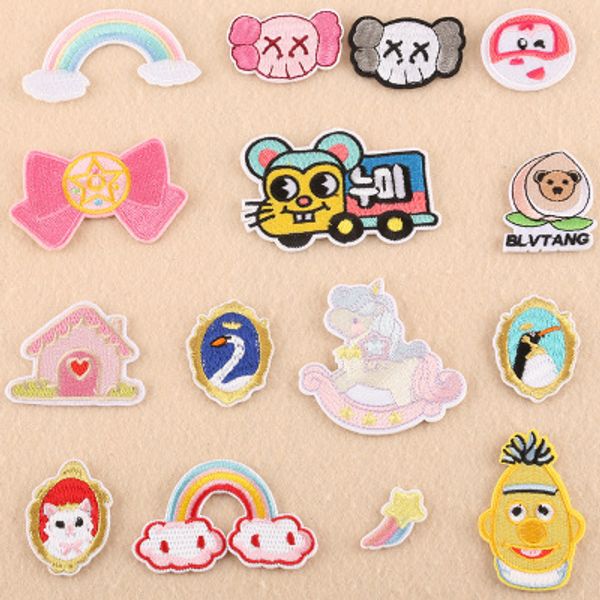 computer embroidered label cartoon cloth stickers children's clothing accessories adhesive patch stickers jewelry accessories clothing, Black
computer embroidered label cartoon cloth stickers children's clothing accessories adhesive patch stickers jewelry accessories clothing, Black