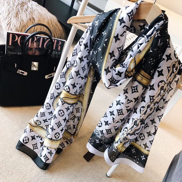 fashion classic spring/summer silk scarf designer design outdoor sunscreen beach towel 180*90cm quick delivery, Blue;gray
fashion classic spring/summer silk scarf designer design outdoor sunscreen beach towel 180*90cm quick delivery, Blue;gray