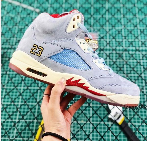 2020 trophy room x 5 jsp suede university red ice blue metallic gold basketball shoes men designer 5s sports sneakers size 40-46
2020 trophy room x 5 jsp suede university red ice blue metallic gold basketball shoes men designer 5s sports sneakers size 40-46