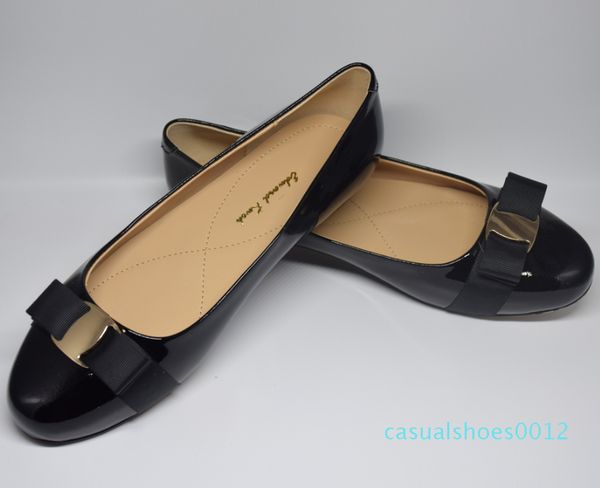 genuine leather women bow tie designer chaussures flats fashion luxury shoe red black size35--41 12c 
genuine leather women bow tie designer chaussures flats fashion luxury shoe red black size35--41 12c