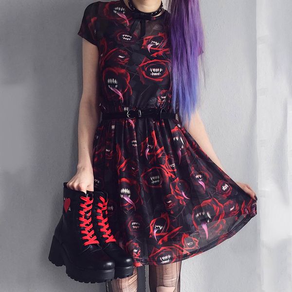 женщины сетки сексуальное платье gothic punk черный красный мини платье с коротким рукавом печати лоскутное см проходная party club hallowen, Black;gray
женщины сетки сексуальное платье gothic punk черный красный мини платье с коротким рукавом печати лоскутное см проходная party club hallowen, Black;gray