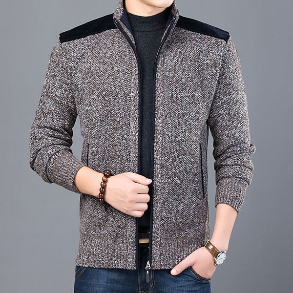 striped loose men winter cardigan sweater thick zipper big boys sweaters 2019 winter gray england style men knit wear, White;black
striped loose men winter cardigan sweater thick zipper big boys sweaters 2019 winter gray england style men knit wear, White;black