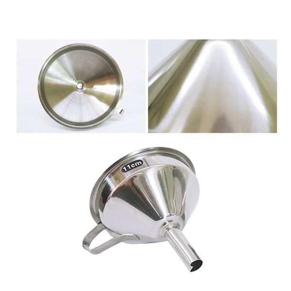 xl stainless steel cone funnel pour oil wine liquid hopper kitchen home tool 11/13/15cm kitchen tools & gadgets durable funnel
xl stainless steel cone funnel pour oil wine liquid hopper kitchen home tool 11/13/15cm kitchen tools & gadgets durable funnel