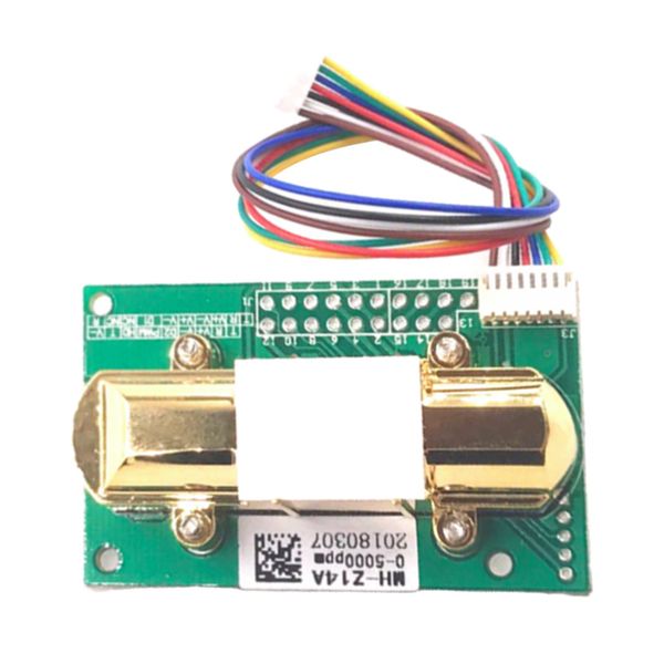 infrared carbon dioxide sensor module mhz-14a serial port pwm analog output 
infrared carbon dioxide sensor module mhz-14a serial port pwm analog output