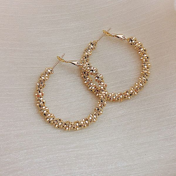 hoop & huggie river women metal big earrings female gold color circle fashion jewelry gifts 1 pair, Golden;silver 
hoop & huggie river women metal big earrings female gold color circle fashion jewelry gifts 1 pair, Golden;silver