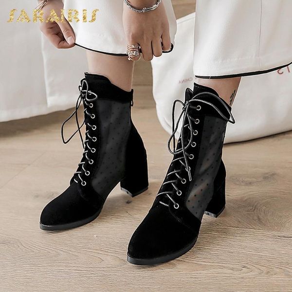 sarairis 2020 new arrivals chunky heels shoes women boots female zip up concise summer boots woman shoes footwear, Black
sarairis 2020 new arrivals chunky heels shoes women boots female zip up concise summer boots woman shoes footwear, Black