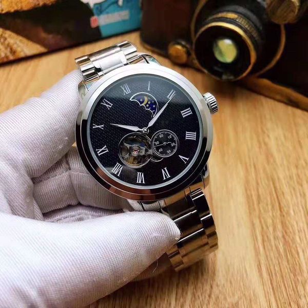 fashion mens automatic movement new mechanical stainless steel watch r sports self-wind watches wristwatches, Slivery;brown
fashion mens automatic movement new mechanical stainless steel watch r sports self-wind watches wristwatches, Slivery;brown