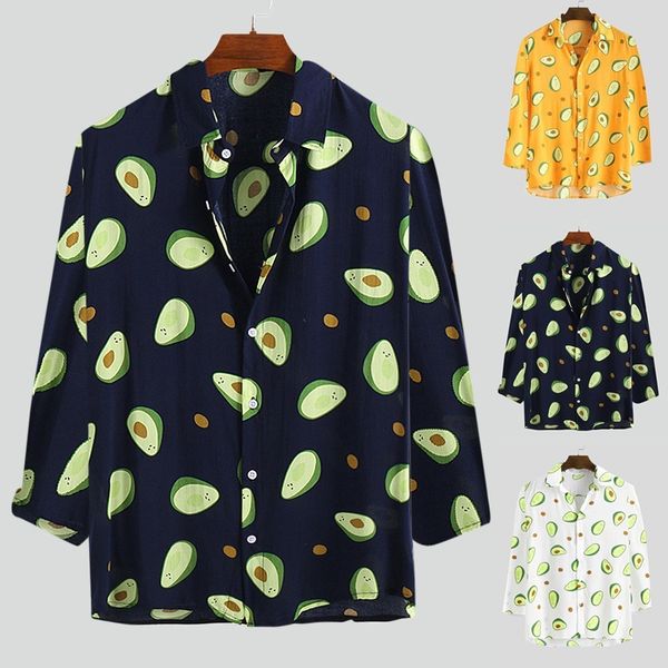 avocado print shirts men streetwear camisa 2019 mens funny printed breathable turn down collar long sleeve casual shirts -3xl, White;black
avocado print shirts men streetwear camisa 2019 mens funny printed breathable turn down collar long sleeve casual shirts -3xl, White;black