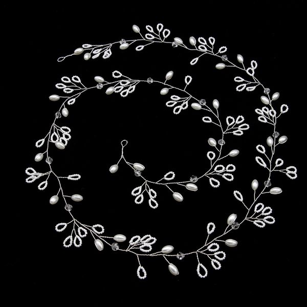 manual pearl torsional beads headwear wedding dress bride full dress accessories 1 meters lengthen disc hair head bring, Silver
manual pearl torsional beads headwear wedding dress bride full dress accessories 1 meters lengthen disc hair head bring, Silver