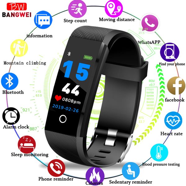 bangwei smart watch men heart rate blood pressure monitoring health watch women pedometer fitness tracker sport mode smartwatch, Slivery;brown
bangwei smart watch men heart rate blood pressure monitoring health watch women pedometer fitness tracker sport mode smartwatch, Slivery;brown