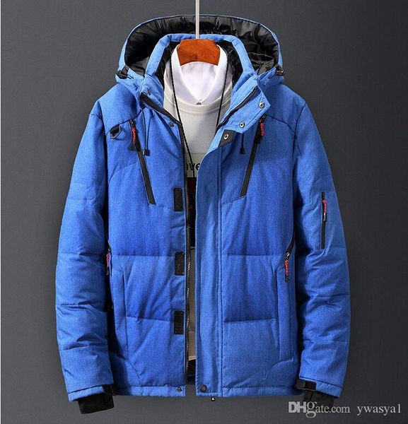 2019 new wt1987 windbreaker white duck thick down winter jacket men hat warm coat snow parkas male hooded zip up jacket outerwear, Black
2019 new wt1987 windbreaker white duck thick down winter jacket men hat warm coat snow parkas male hooded zip up jacket outerwear, Black